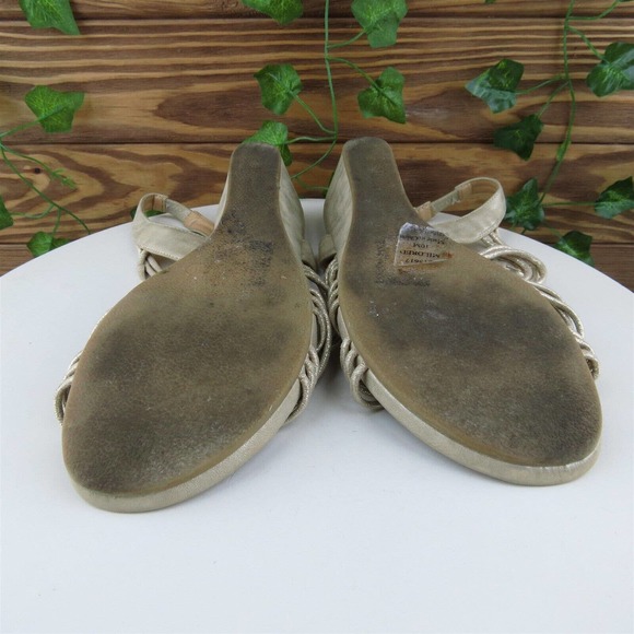 Pesaro Size 10 M Women Sandal Gladiator Taupe Synthetic Mildred - Picture 10 of 10